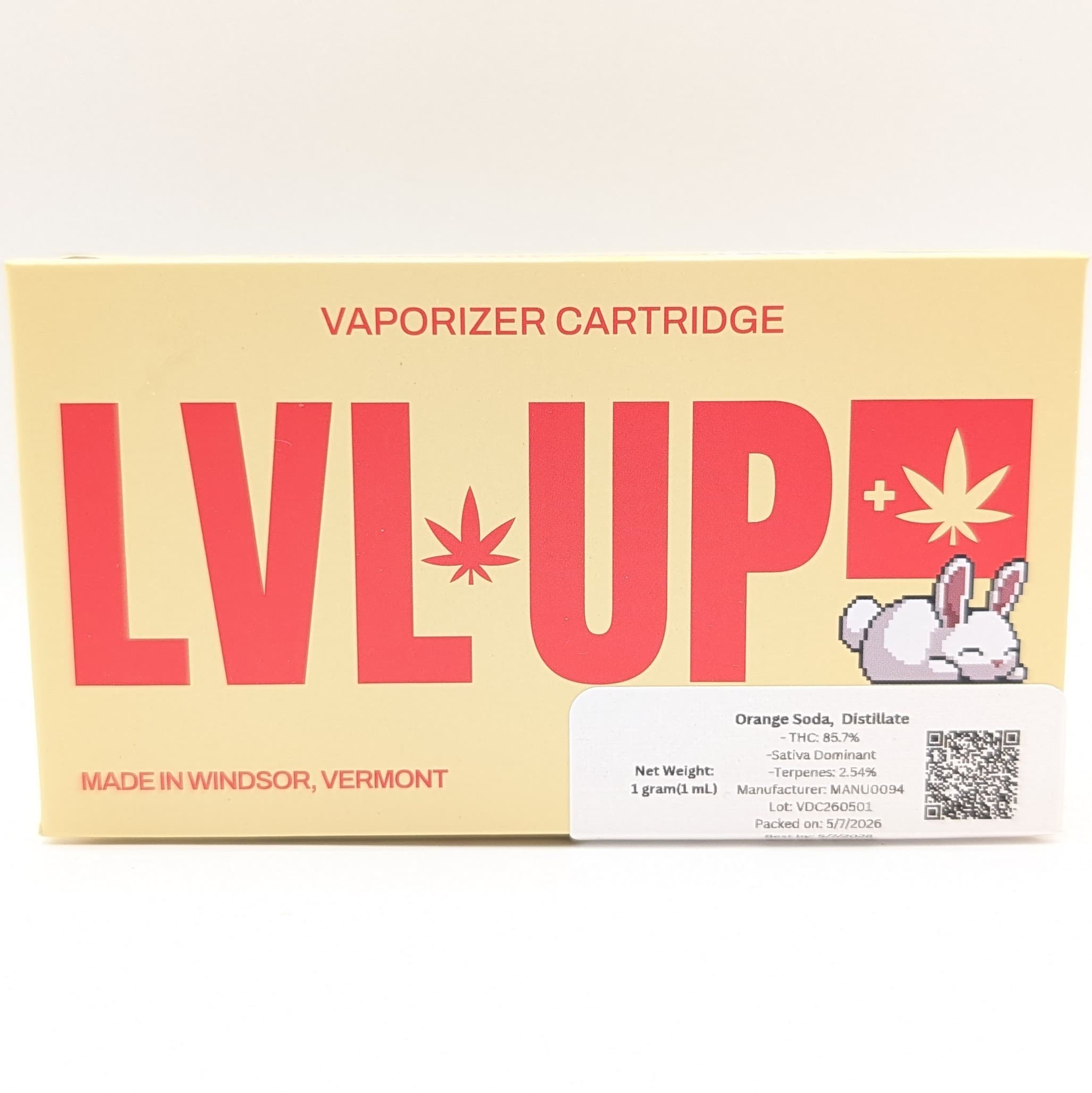 LVL UP Orange Soda 1g Cart