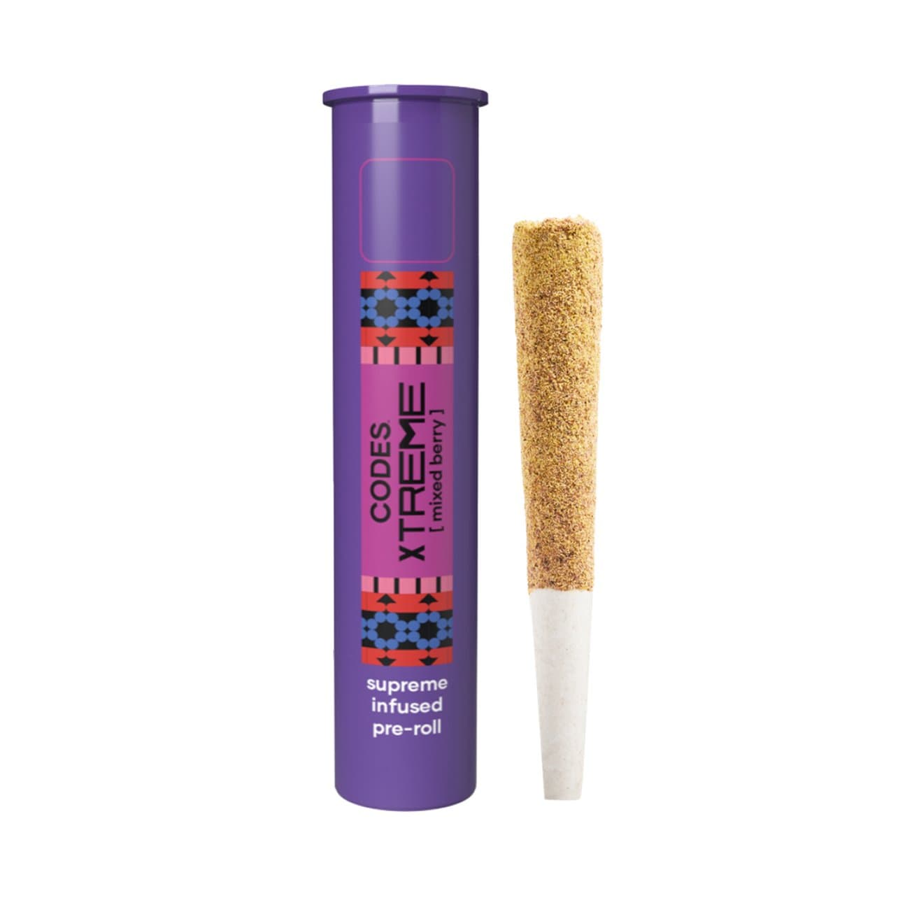 CODES CODES | Xtreme Single Mixed Berry Infused Preroll | 1g | Member Berry
