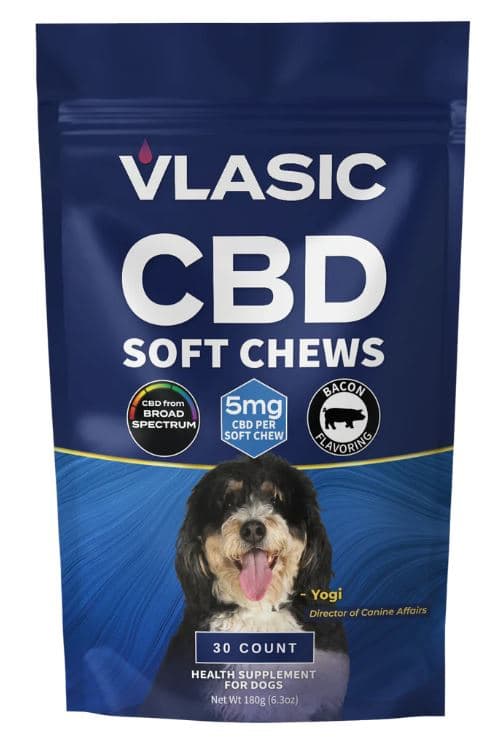 Vlasic Labs Broad Spectrum CBD Dog Chews (Beef Flavor) | 150mg