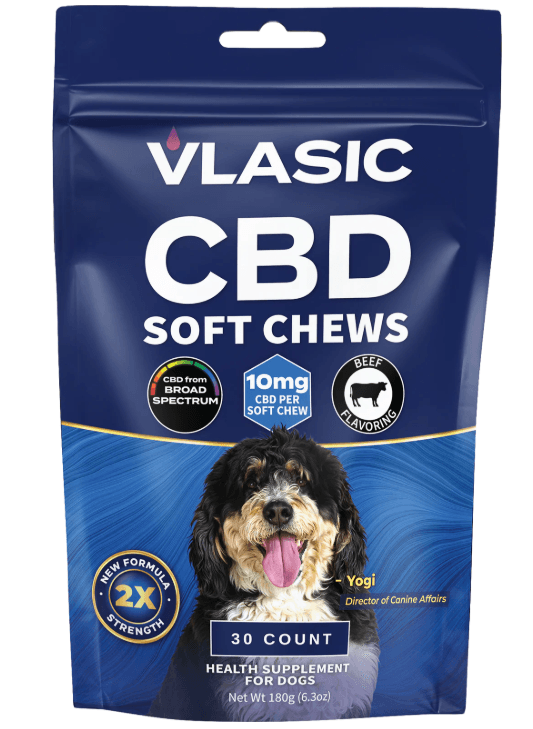 Vlasic Labs Dog Chews | Beef | 300mg CBD | 30ct