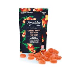 Smokiez Edibles MED - Smokiez Fruit Chews - Sour Peach (1000mg)