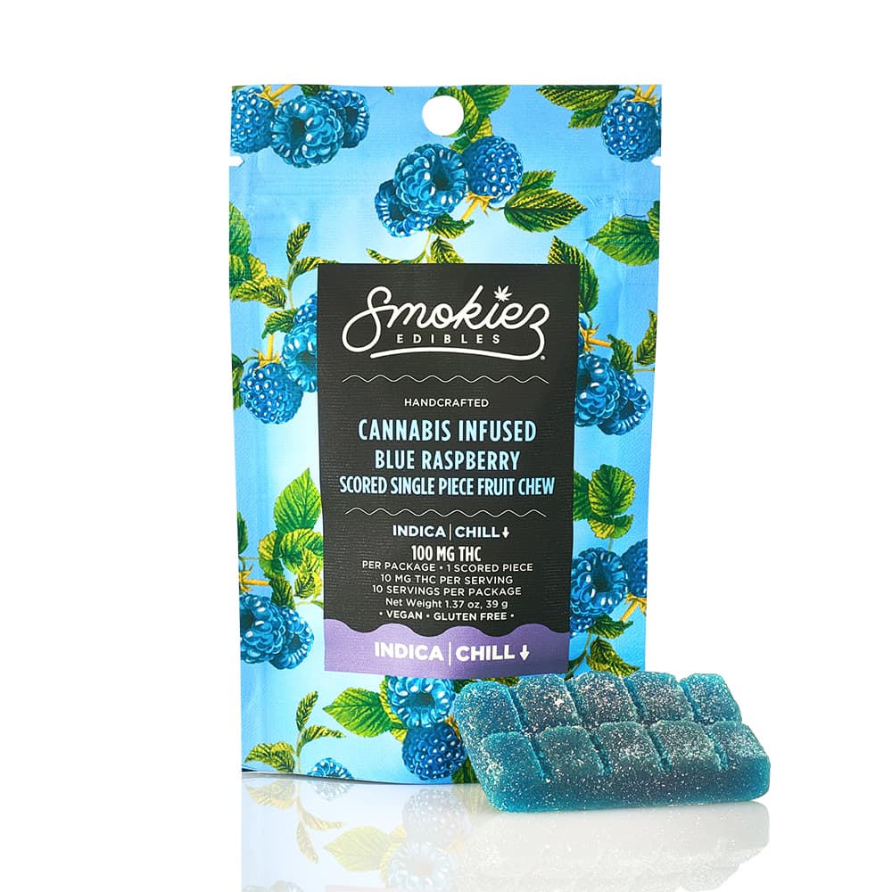 Smokiez Edibles Smokiez Sweet Gummies 100 MG Blue Raspberry (I)