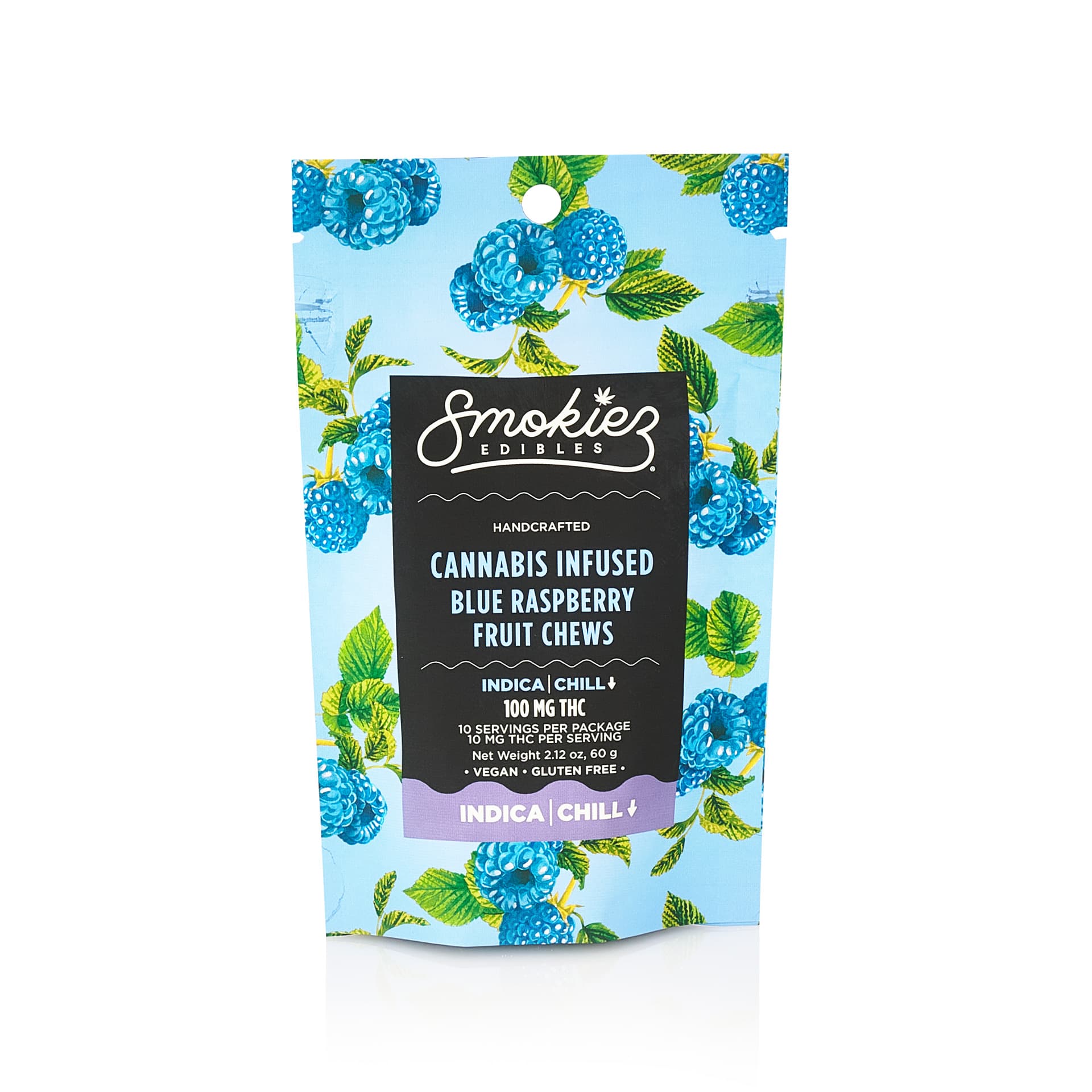 Smokiez Edibles Sweet Blue Raspberry | 10 x 10mg