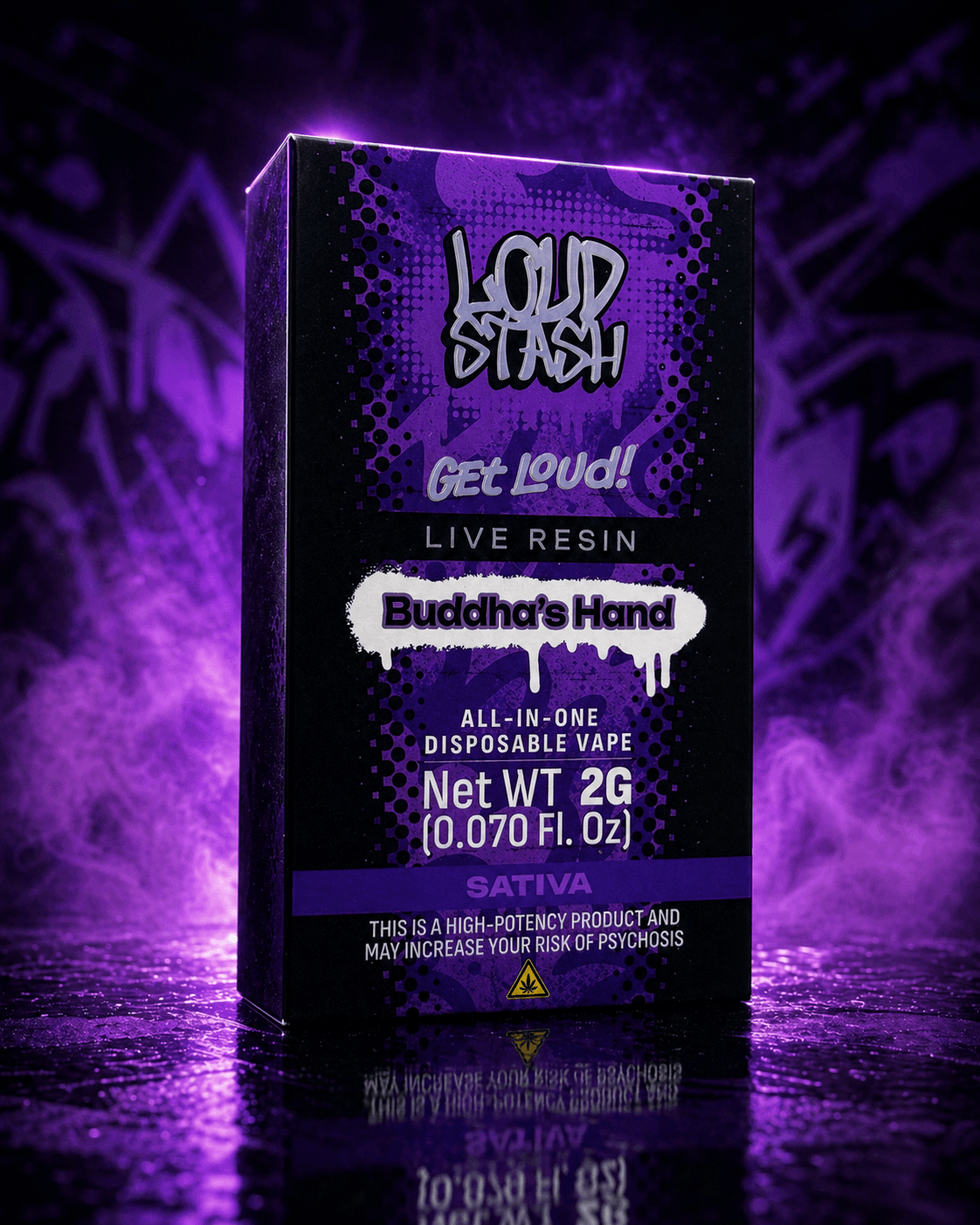 Loudstash Buddha's Hand Live Resin Disposable - 2g