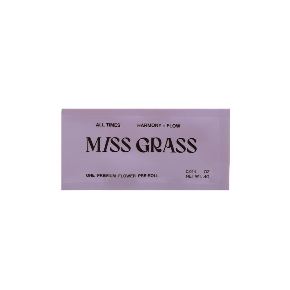 Miss Grass Lemon Thai OG (H) 0.4g Pre-Roll 1pk (0.4g) C0040002013
