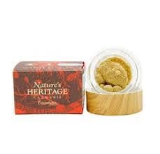 Nature's Heritage Ebony Ivory Bubble Hash 1g