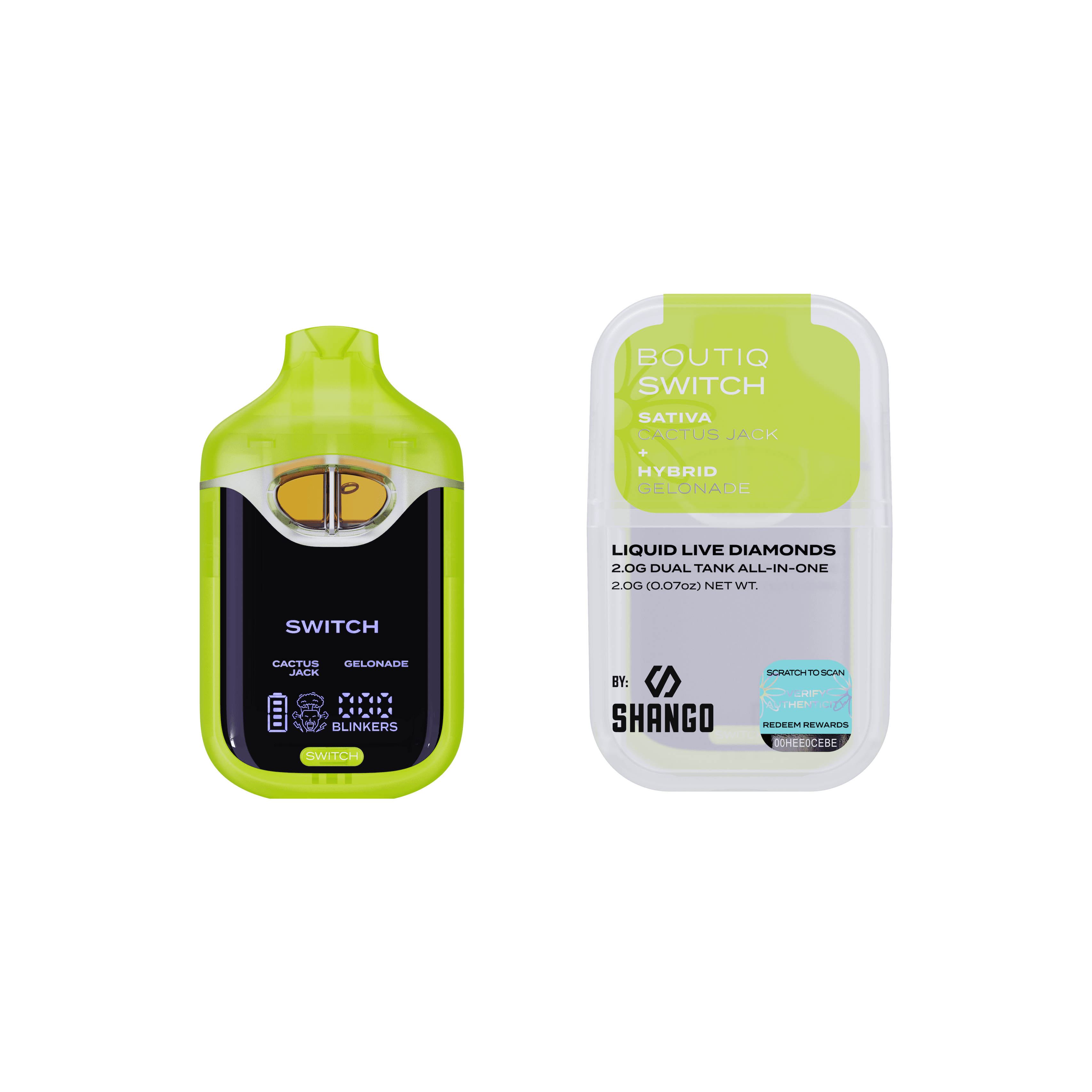 Boutiq Grape Ape, Glowberry, Purple Papaya, Gum Switch V5 Disposable
