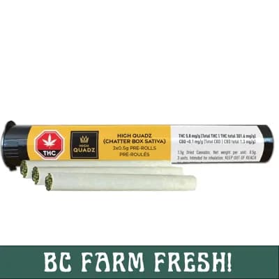 High Quadz Chatter Box Pre-Rolls