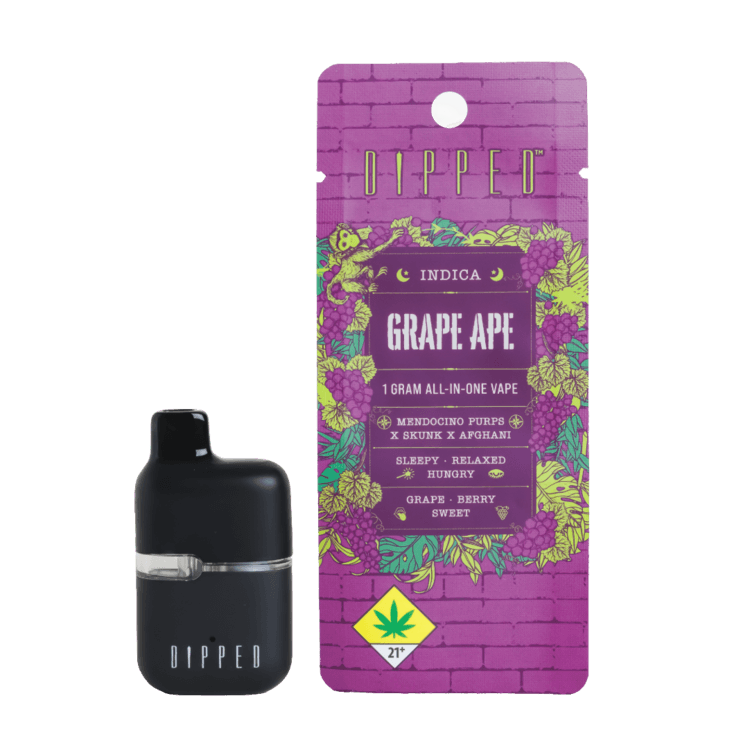 Dipped DIPPED DISPOSABLE GRAPE APE | 1g