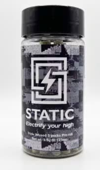 Static Electric Diesel | 3.5g | 5pk Infused Pre-Rolls