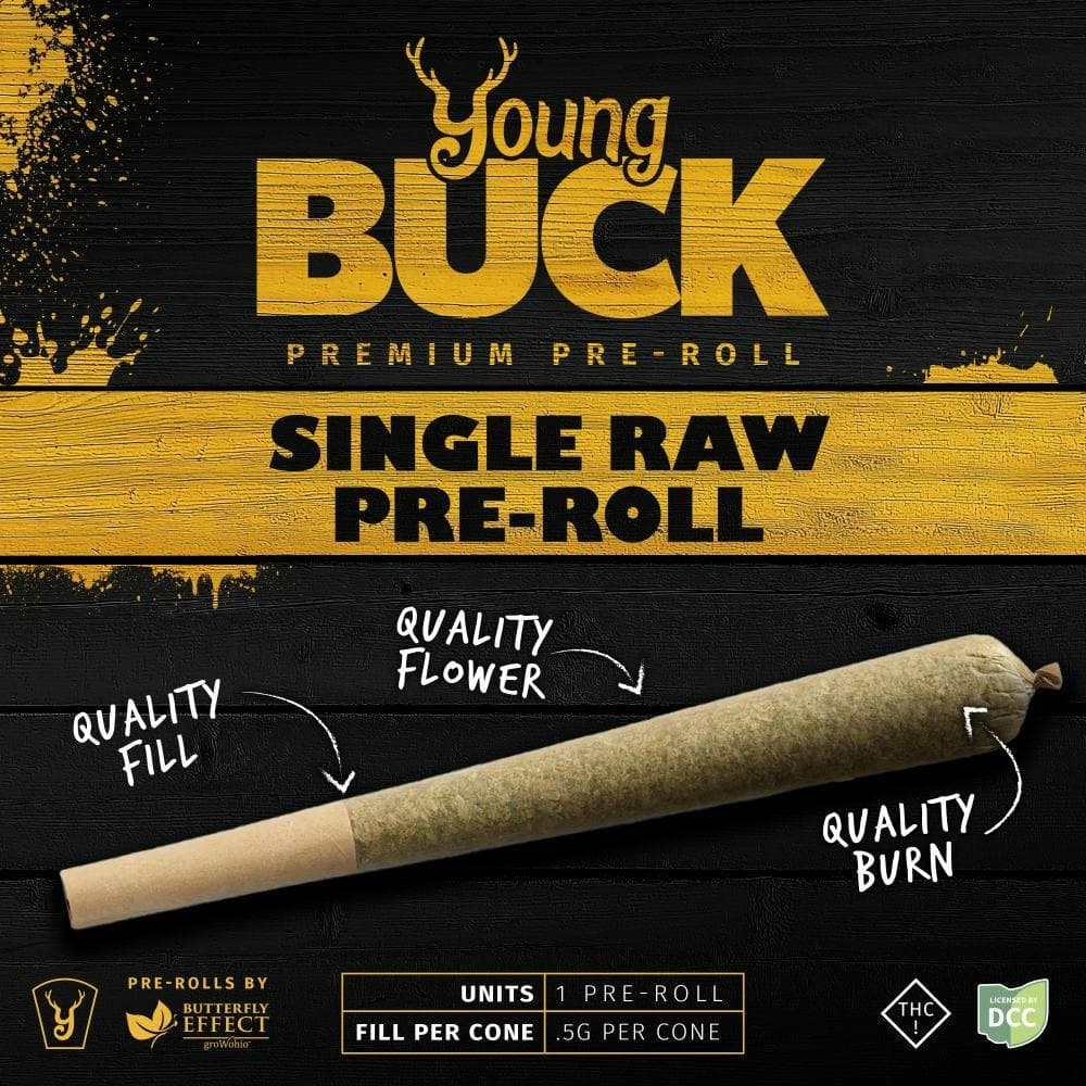 Young Buck SLAYER CAKE - PREROLL - [0.5G] - INDICA