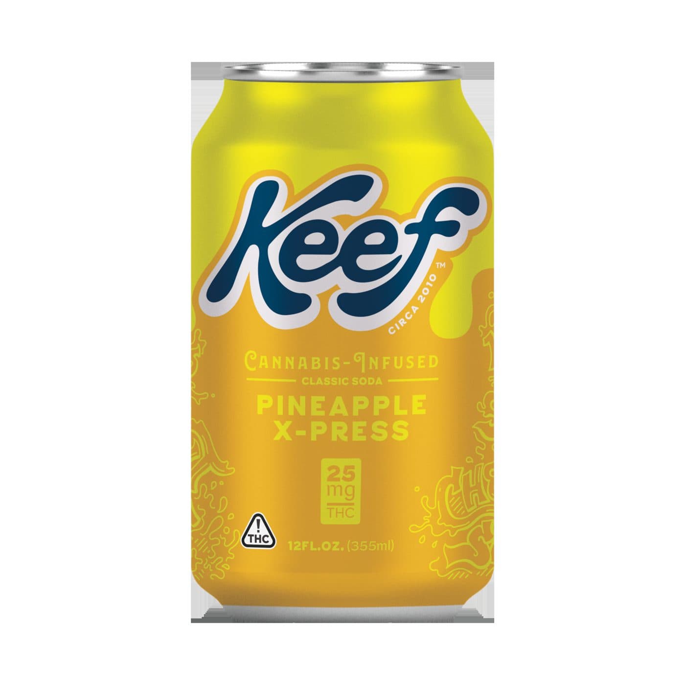 Keef Keef Pineapple Xpress (H) Drink 25mg 12.0oz Beverages