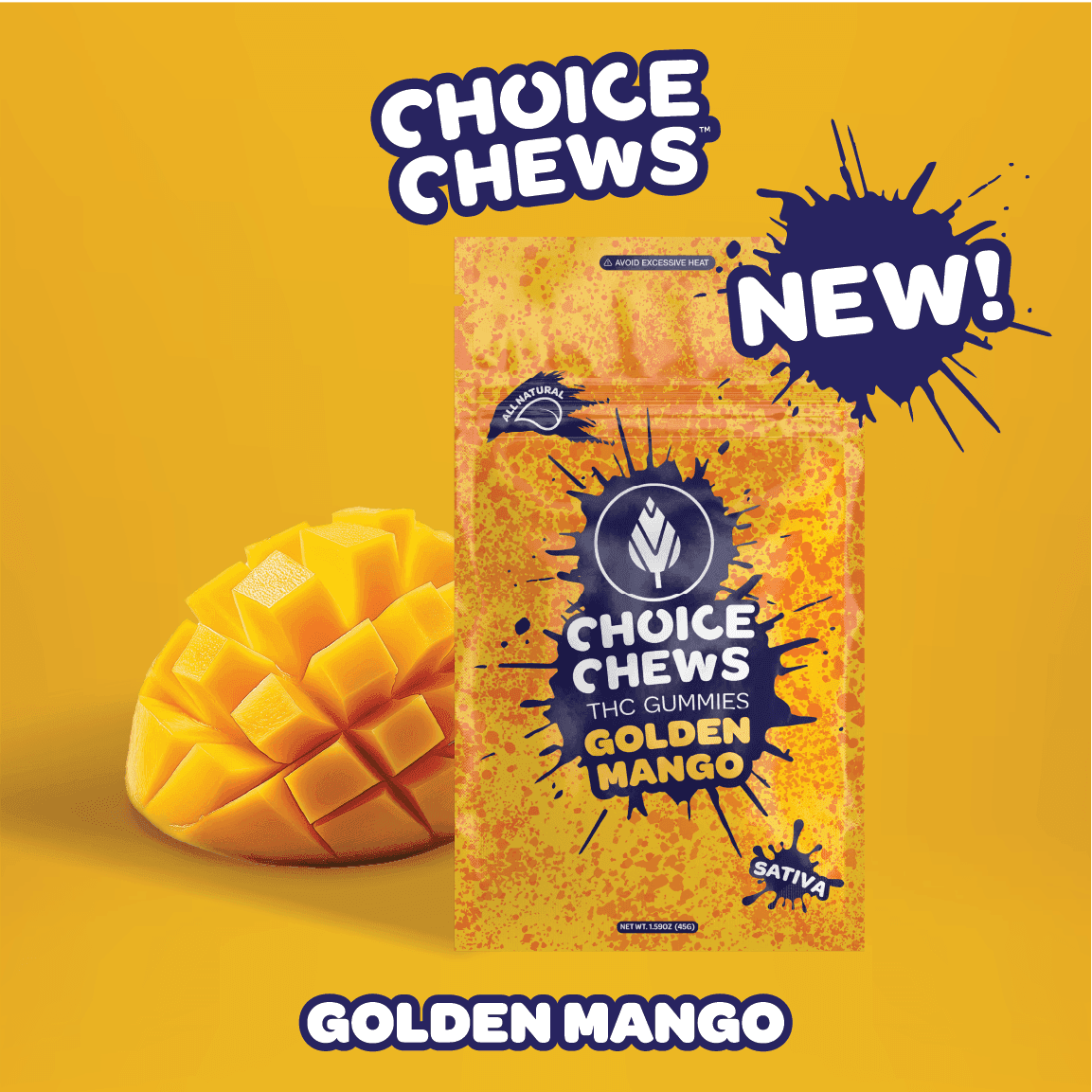 Choice Golden Mango [10pk] (100mg)