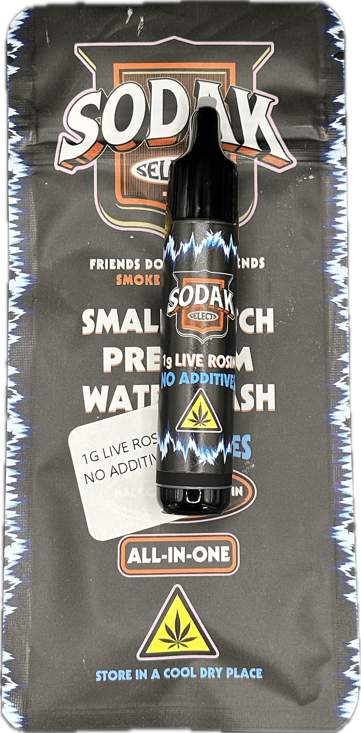 Sodak Selects LLC GUAVA ZKITTLES - 1g Stix Disposable - Live Rosin Vape