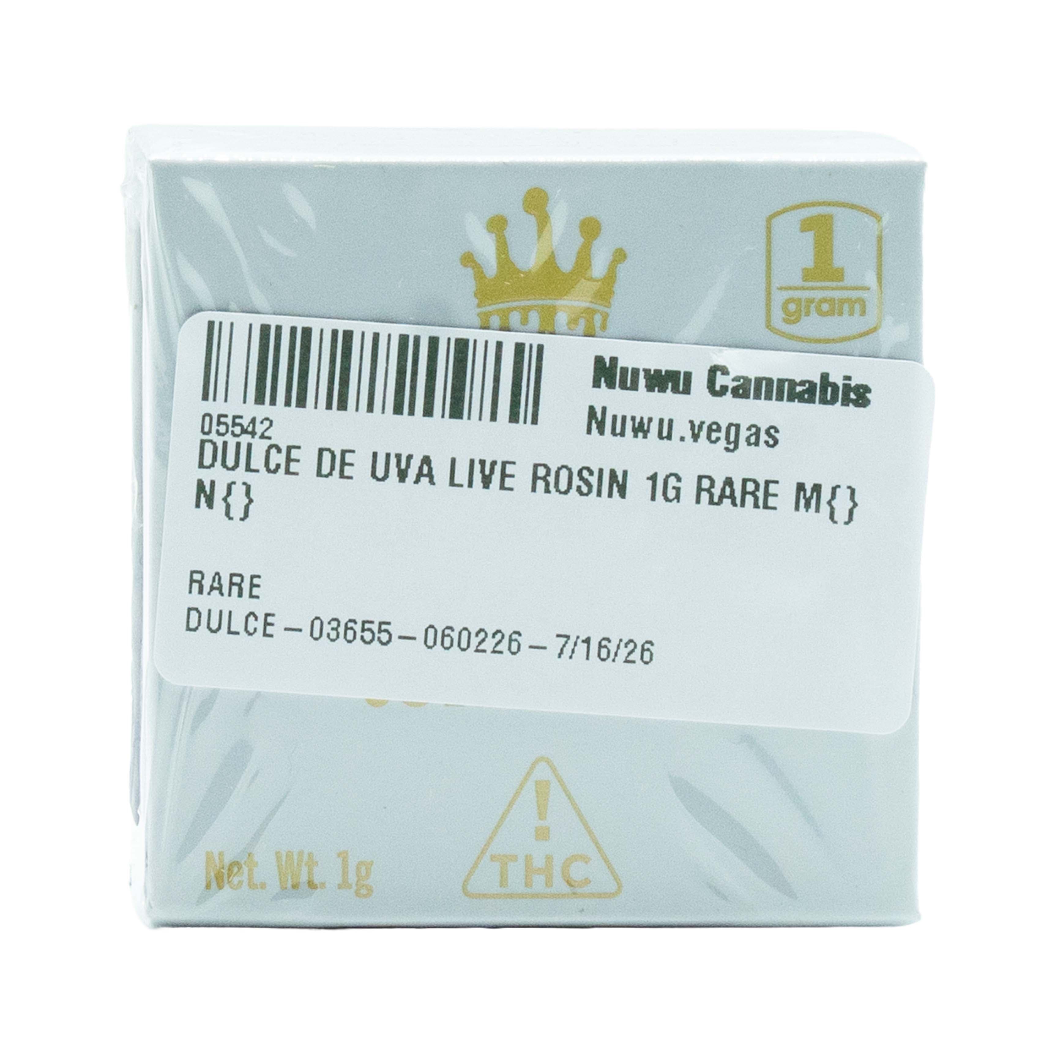 RARE HEADSTASH DULCE DE UVA LIVE ROSIN 1G RARE HEADSTASH M{R1-13} N{LR-3}