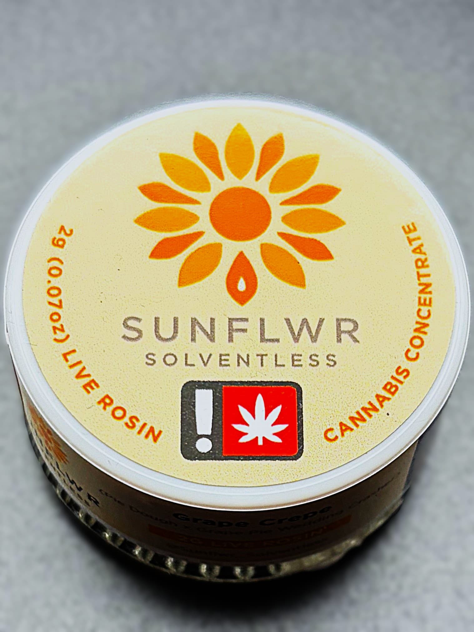 SUNFLWR Blueberry Mosa Live Rosin
