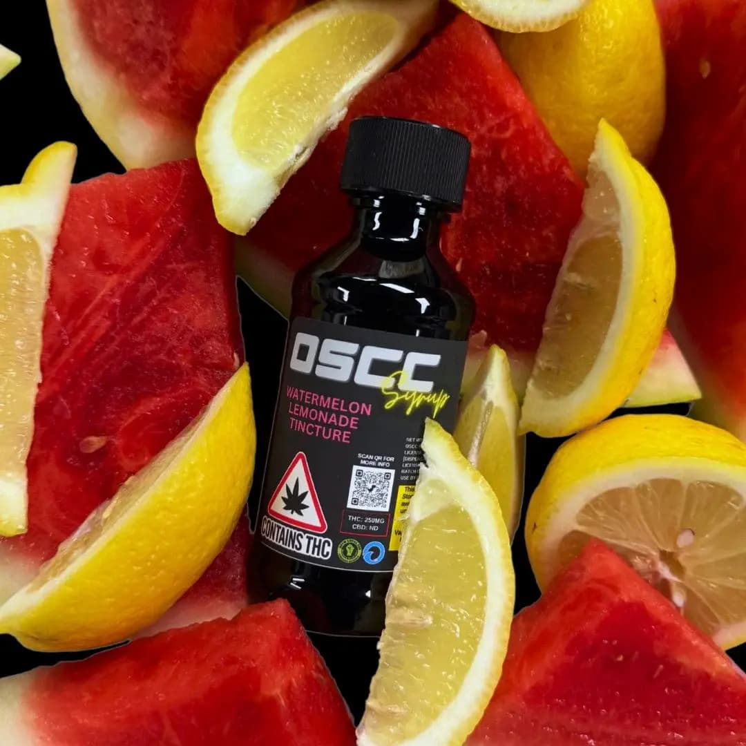 Ocean State Curated Cannabis Watermelon Lemonade Syrup