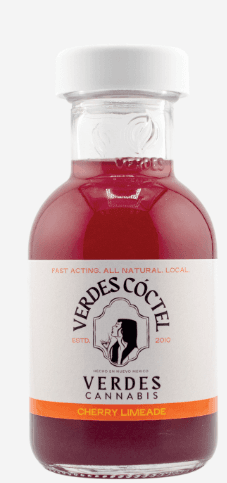 Verdes Beverage Cherry Limeade 1:1 CBG 100mg Edibles