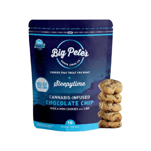 Big Pete's COOKIES 10PK [100MG] 2:1 THC:CBN SLEEPYTIME CHOCOLATE CHIP