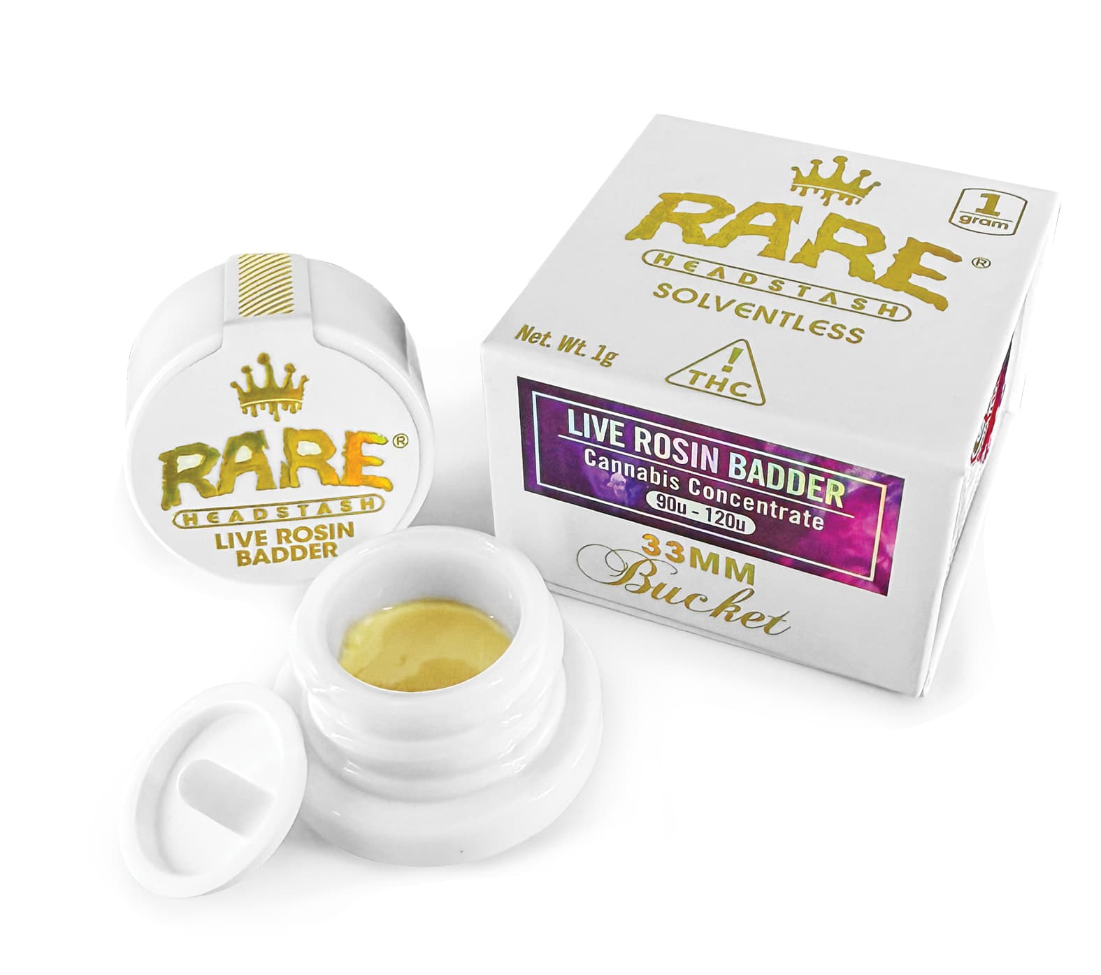 RARE HEADSTASH RARE Headstash GMOZ Kush (I) Live Rosin 1g