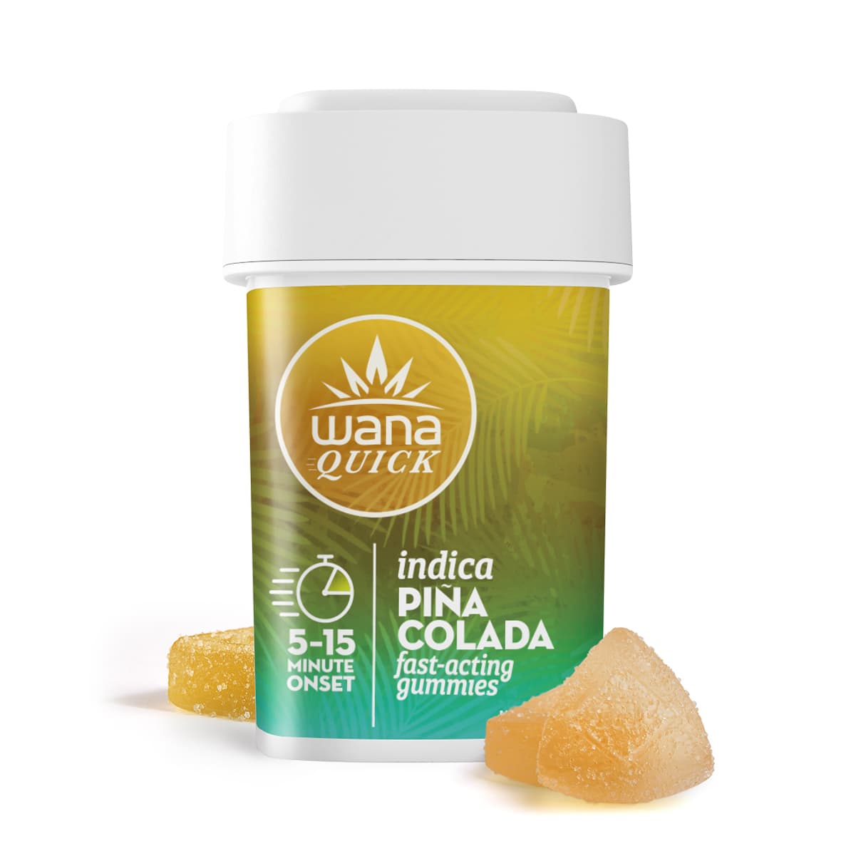 Wana Stash House - Wana Quick: Pina Colada Indica - Gummies 100mg - 10pk