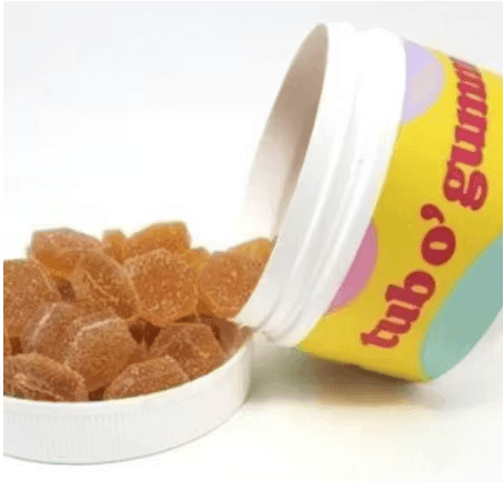 The Solid Gummies | Guava Coconut | Tub O' Gummies | 500mg | 50pk