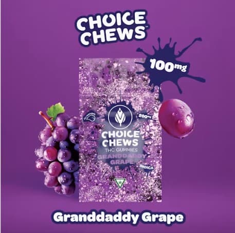 Choice 100mg Choice Chews - Grandaddy Grape (I)