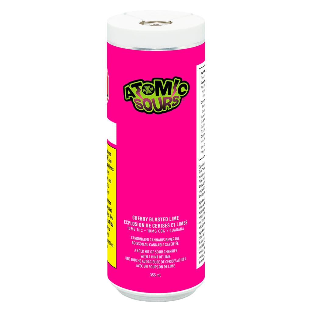XMG Atomic Sours Cherry Blasted Lime Guarana Beverage - Blend - 10mg CBG | 10mg THC