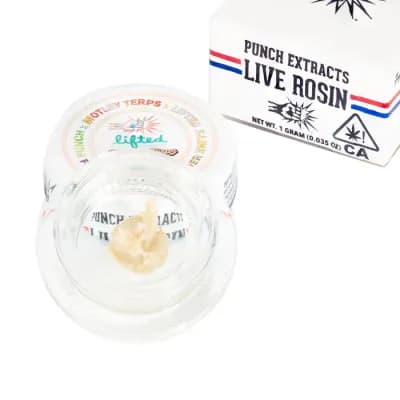 PUNCH EXTRACTS LIVE ROSIN BADDER TIER 4 [1G] FORBIDDEN ZINA - 1 G
