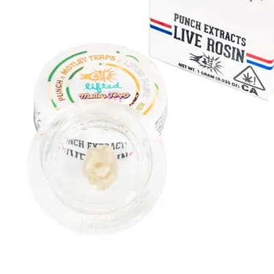 PUNCH EXTRACTS LIVE ROSIN BADDER TIER 4 [1G] PAPAYA MOON - 1 G