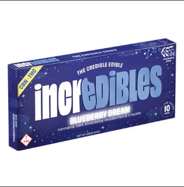 incredibles Blueberry Dream CBN Chocolate Bar