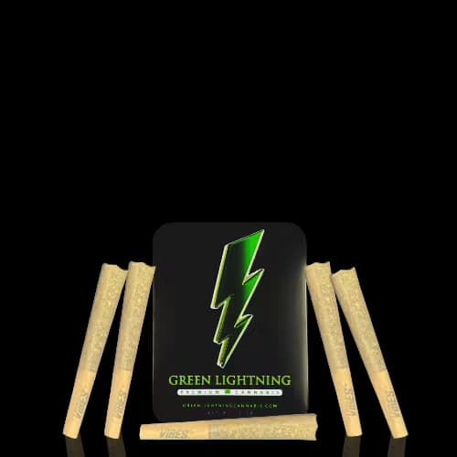 GREEN LIGHTNING Yellow Subaru | 2.5g | 5pk pre-rolls