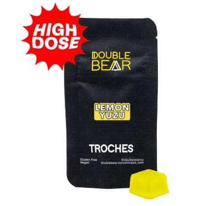 Double Bear Lemon Yuzu Troches | 1 Pack (100mg)
