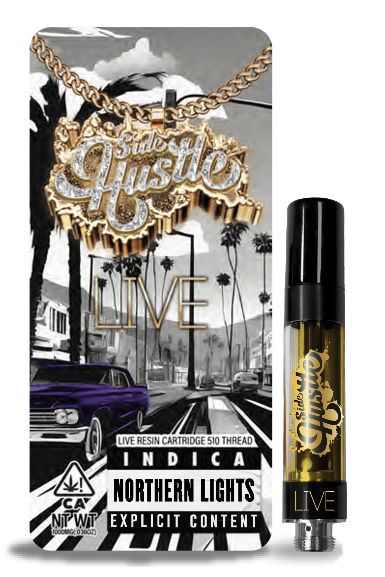 Side Hustle Northern Lights Live Resin Vape 1g