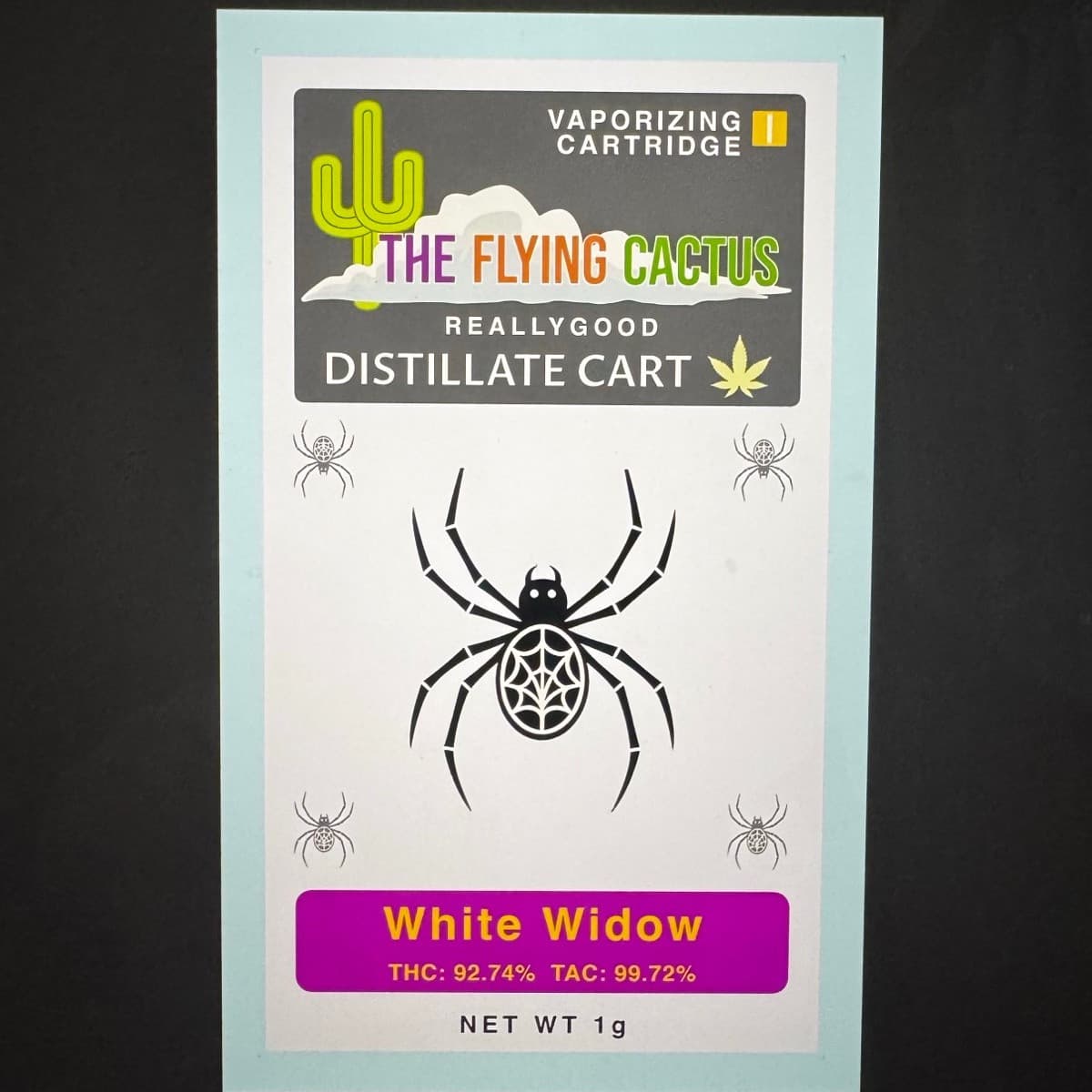 The Flying Cactus White Widow Distillate Cart