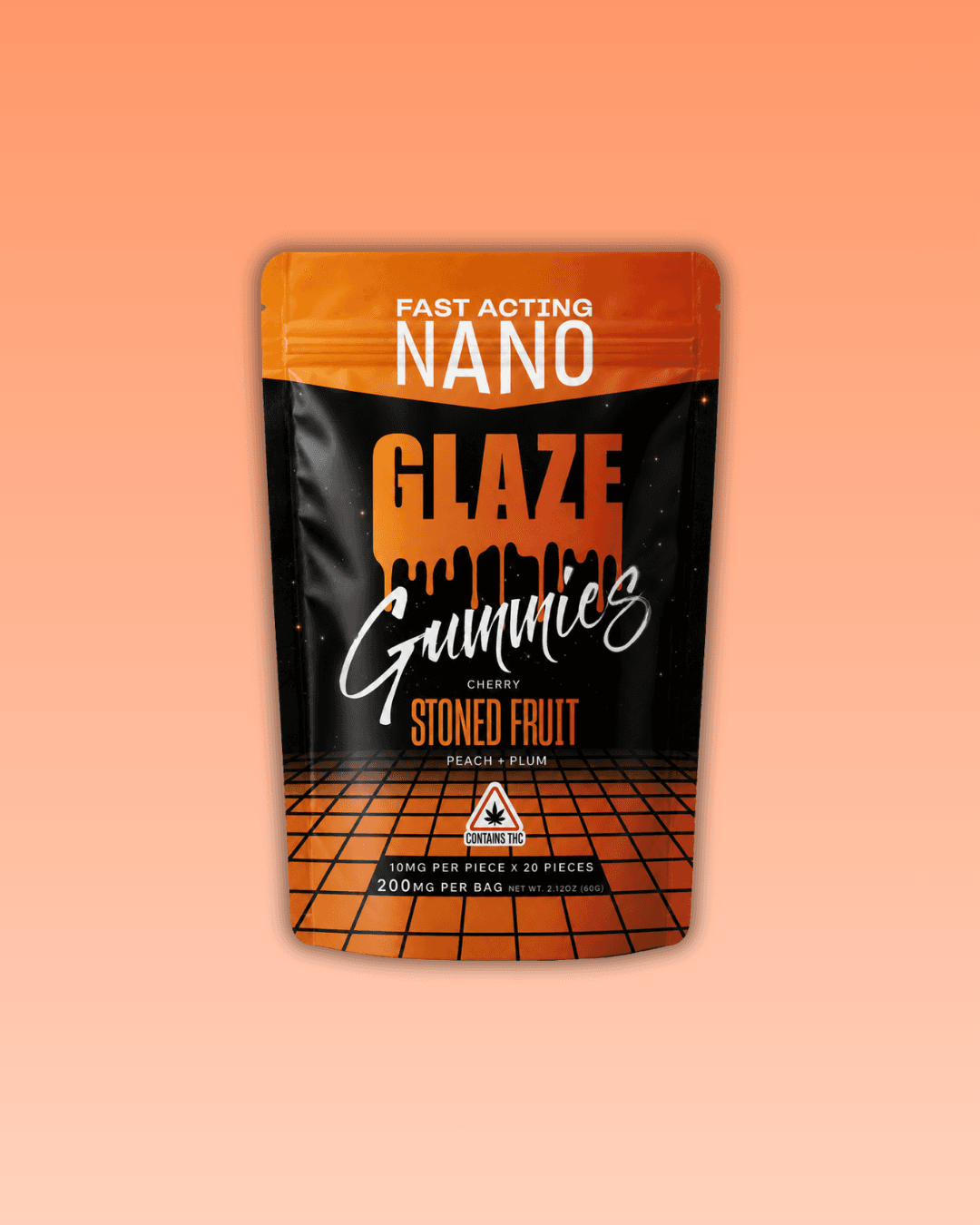 Glaze Gummies Nano Stoned Fruit 200mg