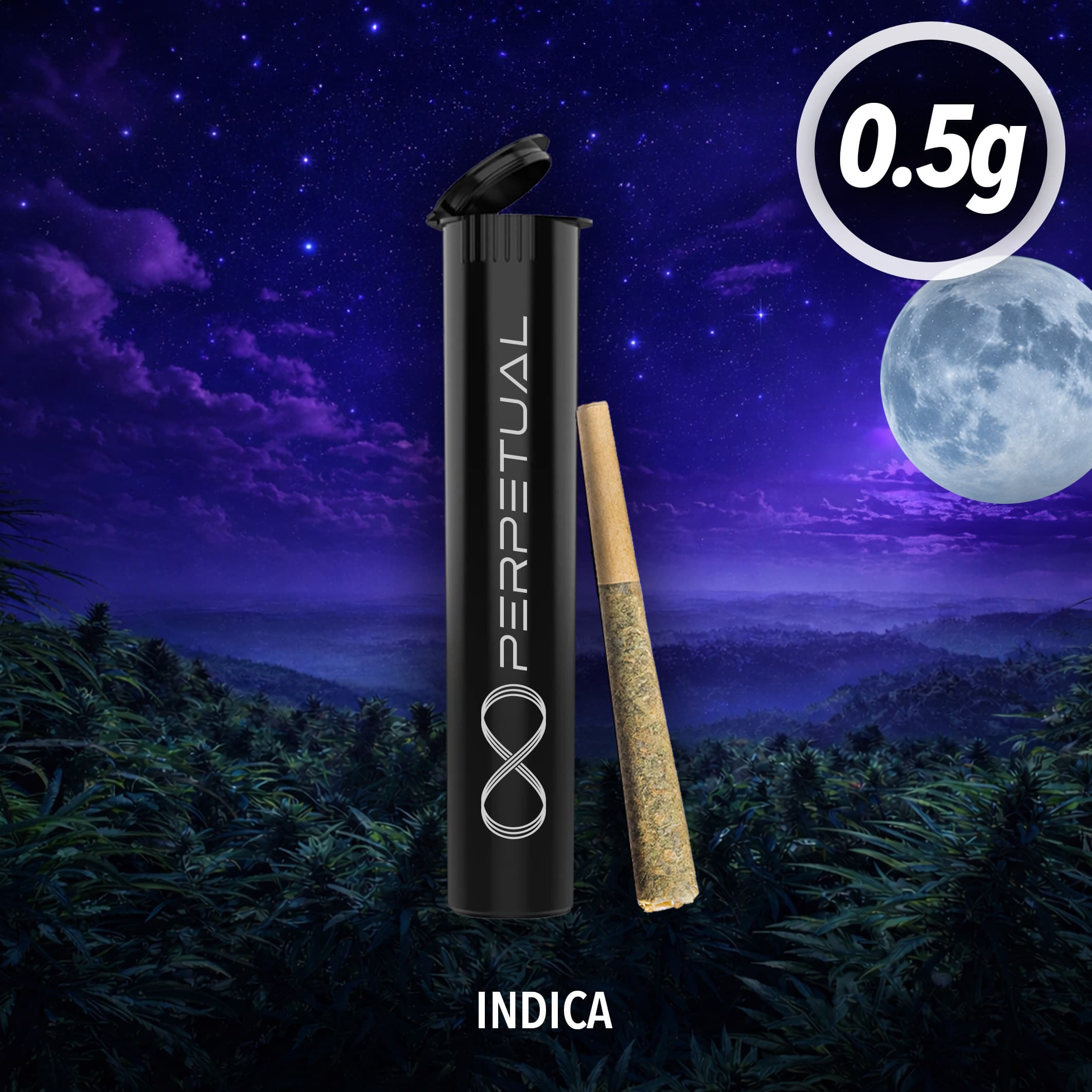Perpetual Blue Pyramid | Single-Cone | 0.5g