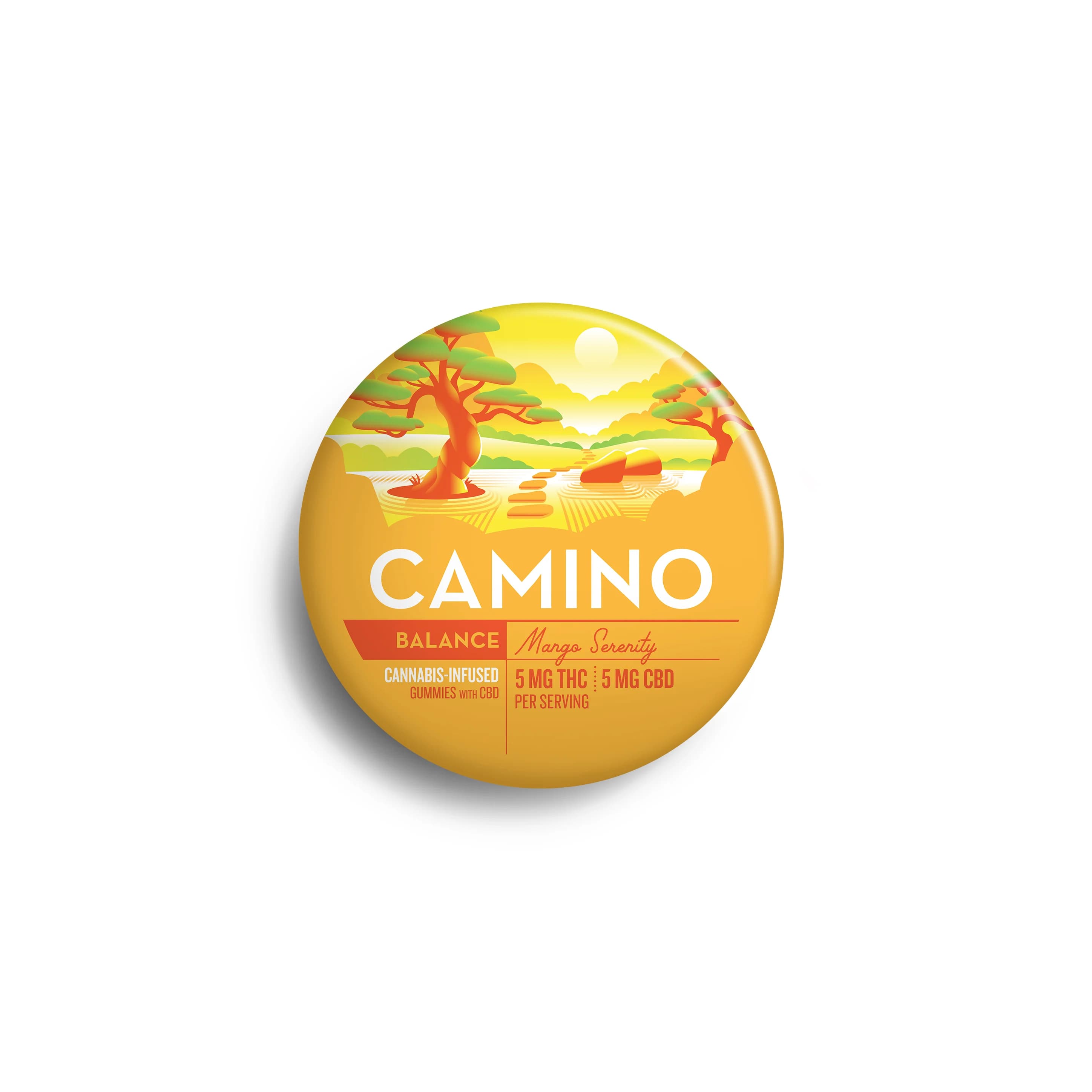 Kiva Camino Mango Serenity 1:1 THC:CBD -20 Pack