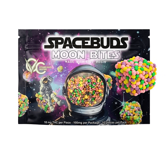 Spacebuds Grape Bubbly | 100mg 10pk Gummies