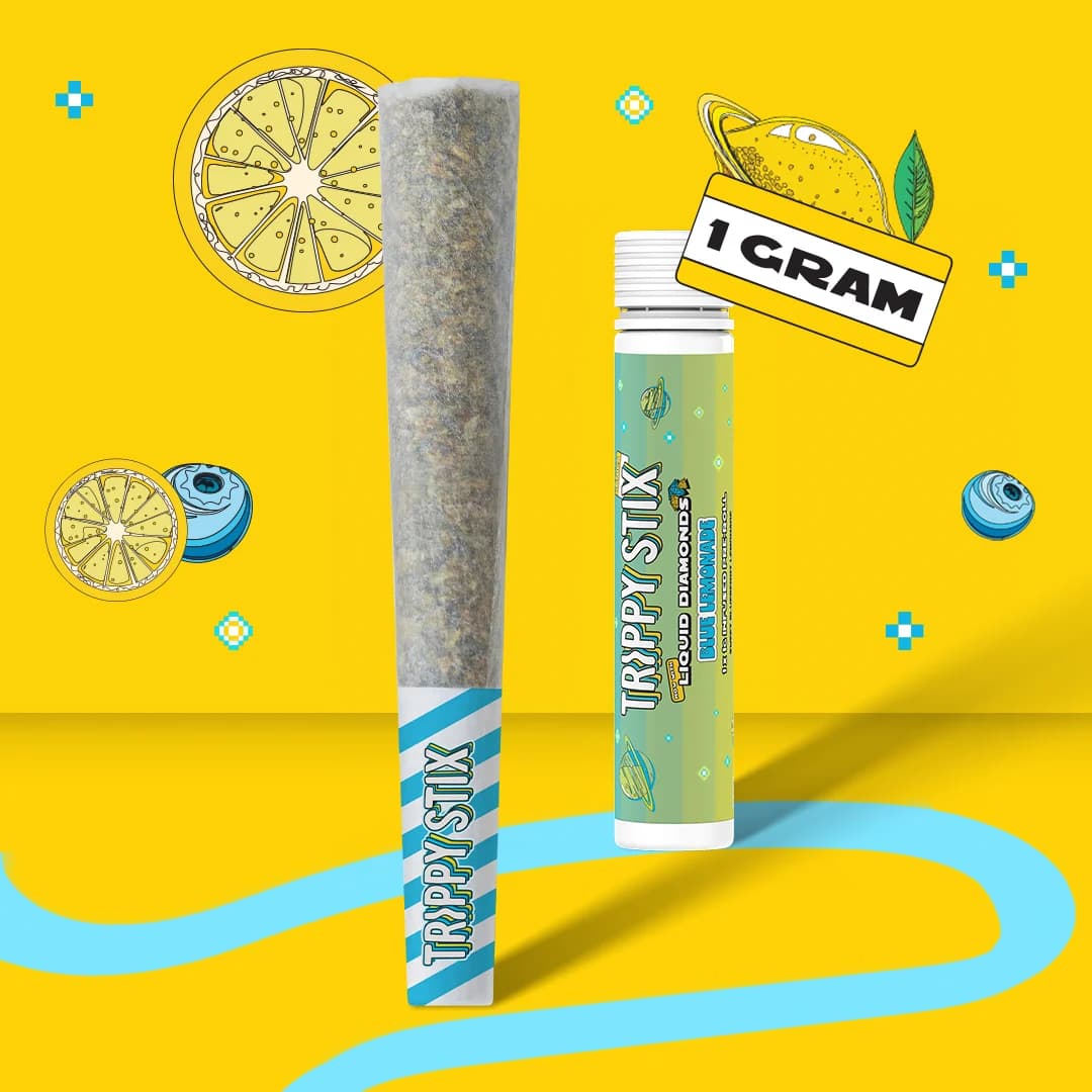 Trippy Stix Blue Lemonade Infused Pre-Roll