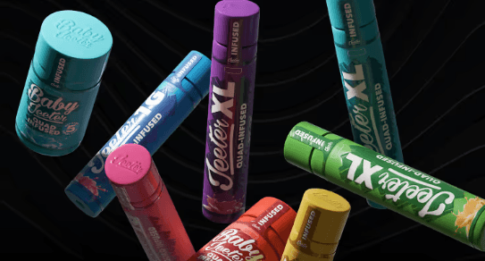 Jeeter Blueberry Kush | 2.5g Baby Infused Preroll 5 Pack