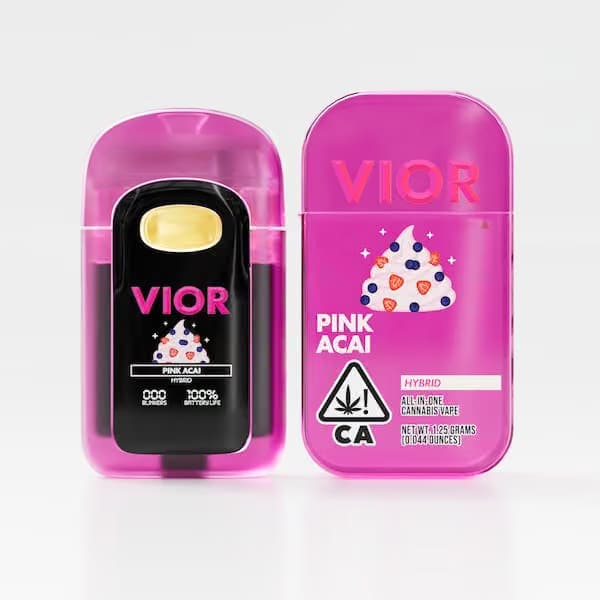 Vior Extracts DISPOSABLE (DISTILLATE) - - HYBRID - PINK ACAI