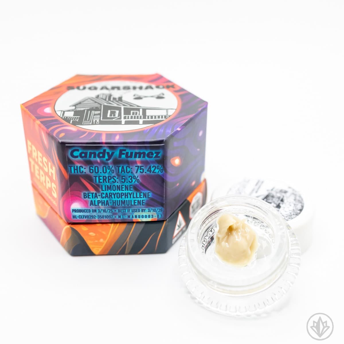 Ridgetop Botanicals + Sugarshack Melts Candy Fumez - Live Rosin