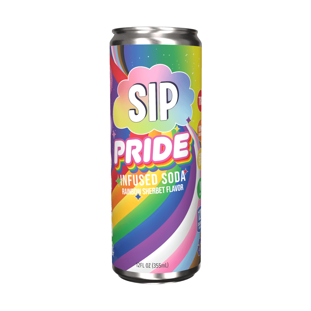 SIP Pride Rainbow Sherbet Soda 5mg