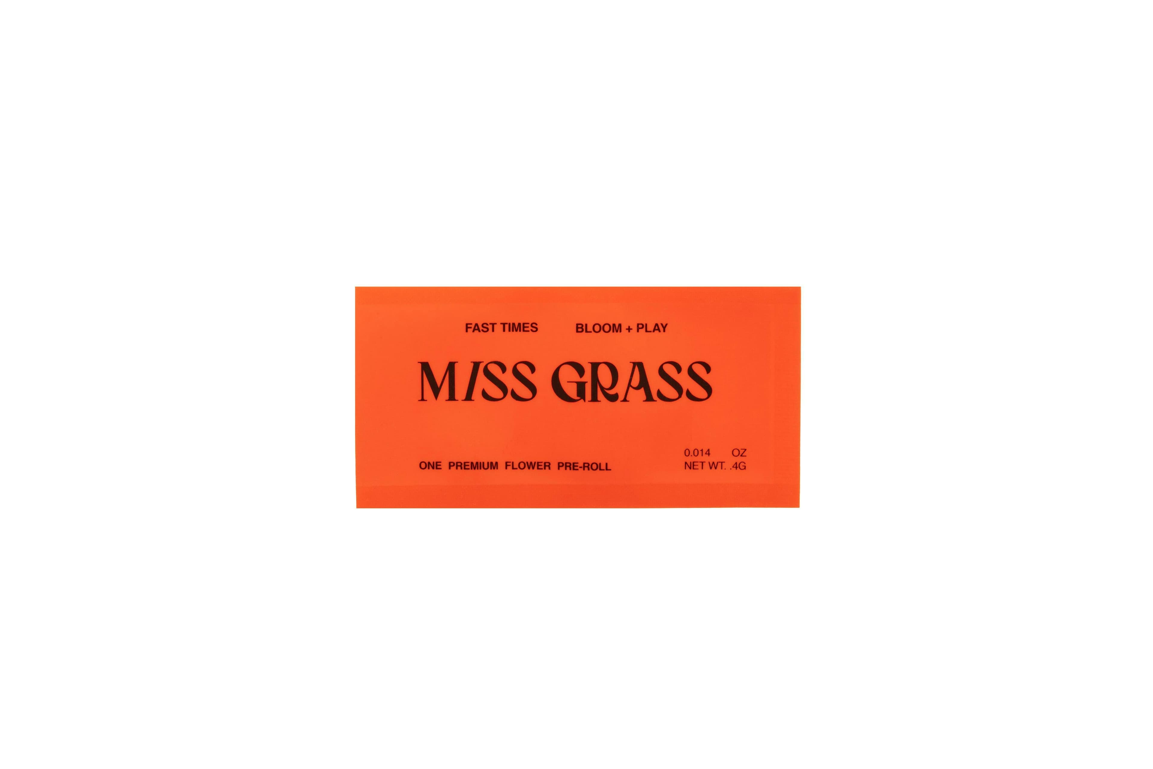 Miss Grass Fast Times | 5 x 0.4g