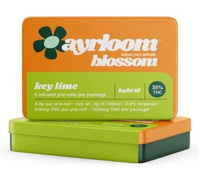 Ayrloom AU Pre-Roll 0.6g 5pk | Key Lime