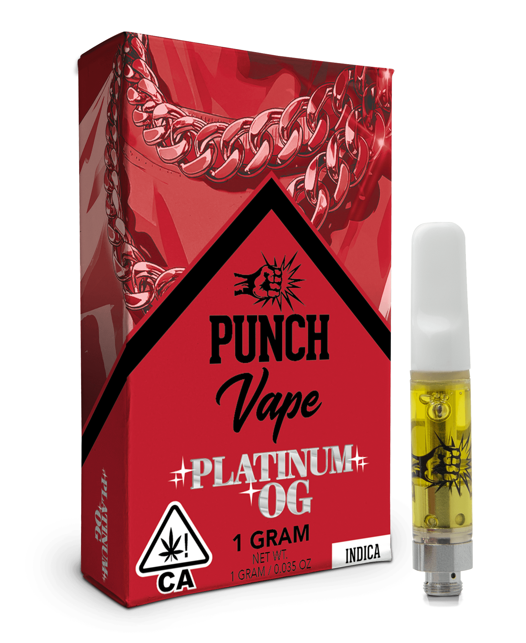 Punch Edibles & Extracts Platinum OG | 1g Cartridge