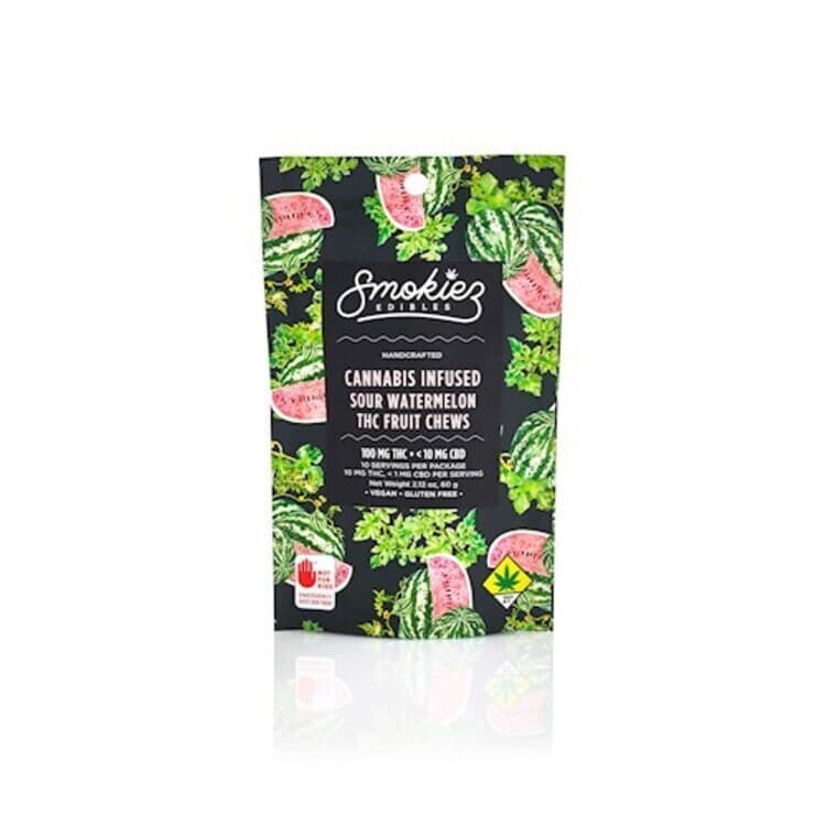 Smokiez Edibles Smokiez: CBD Sour Watermelon - 10pk 250mg