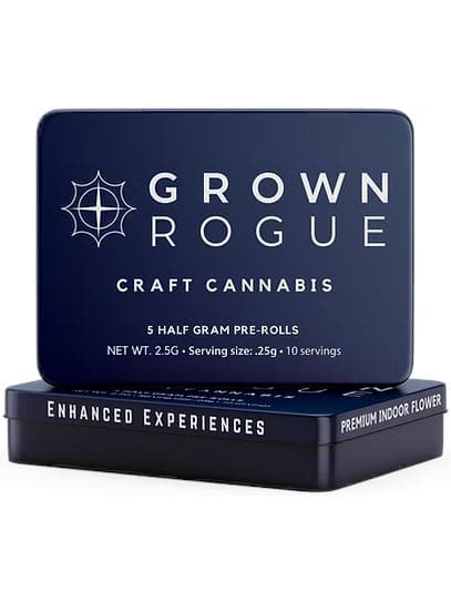 Grown Rogue Cap Junky Reserve - 2.5g 5pk Flower Pre-Rolls