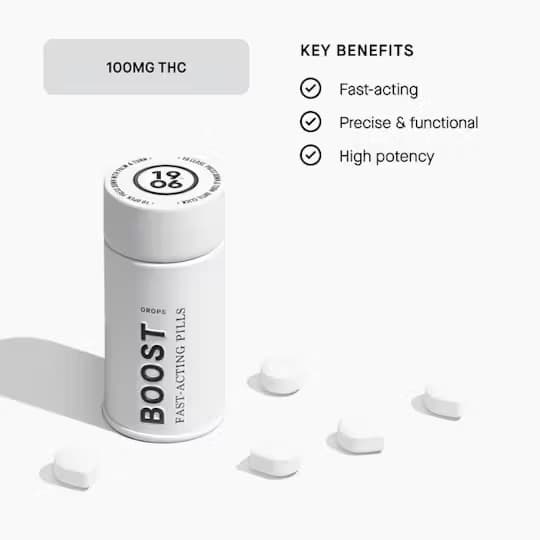 1906 Boost Tablets 20pk - 100mg Edibles
